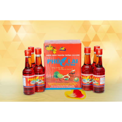 Nước mắm Phúc Lai Cà Ná loại đặc biệt - 6 chai thủy tinh 330ml