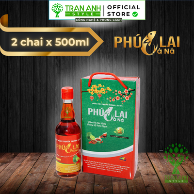 Nước mắm Phúc Lai Cà Ná thượng hạng - 2 chai thủy tinh 500ml