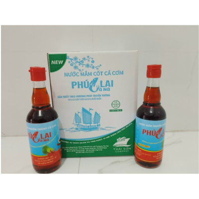 Nước mắm Phúc Lai Cà Ná thượng hạng - 6 chai thủy tinh 500ml