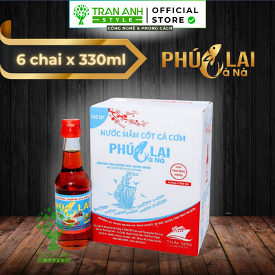 Nước mắm Phúc Lai Cà Ná thượng hạng - 6 chai thủy tinh 330ml