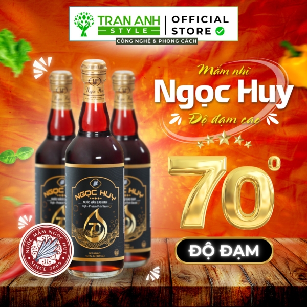 NƯỚC MẮM 70 ĐỘ ĐẠM NGỌC HUY