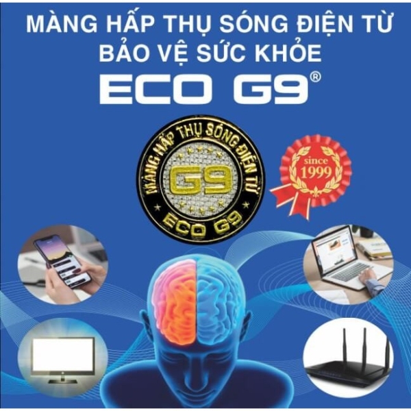 Màng Hấp Thụ Sóng Điện Từ ECO G9 - Miếng Dán Chống Bức Xạ Điện Thoại, Chắn Sóng Điện Từ, Bảo Vệ Sức Khỏe - Hà Tiện Ích