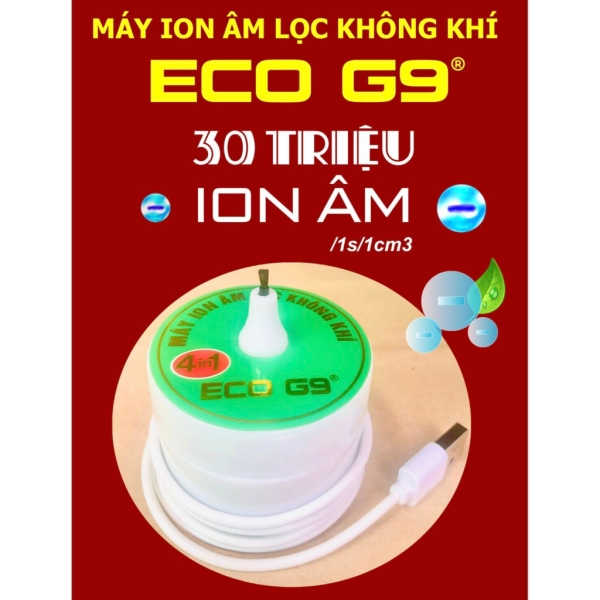 Máy ION Lọc Không Khí Eco G9 - Khử Mùi Hiệu Quả Bảo Vệ Sức Khỏe