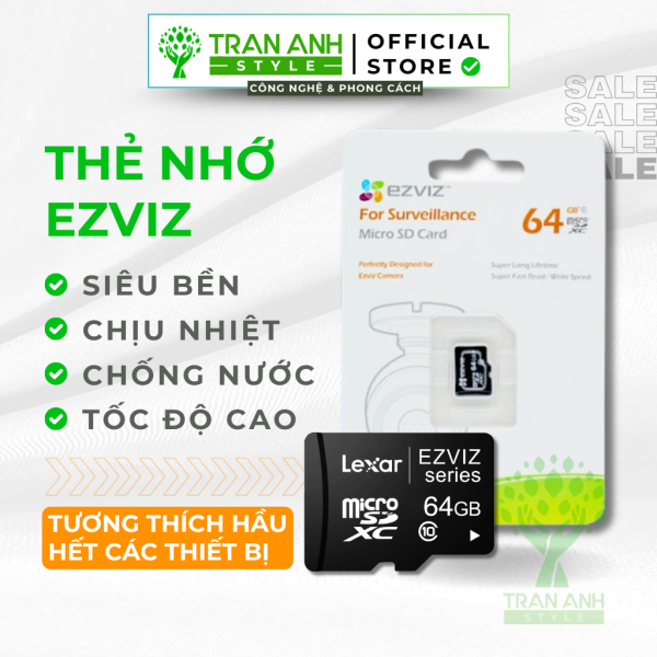 Thẻ Nhớ Ezviz microSDXC 64GB