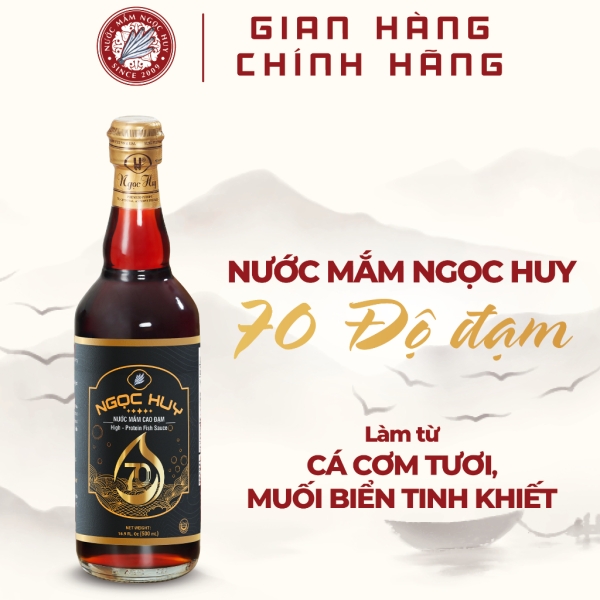 Combo 2 Chai Nước Mắm Cao Đạm 60 và 70 Độ Đạm